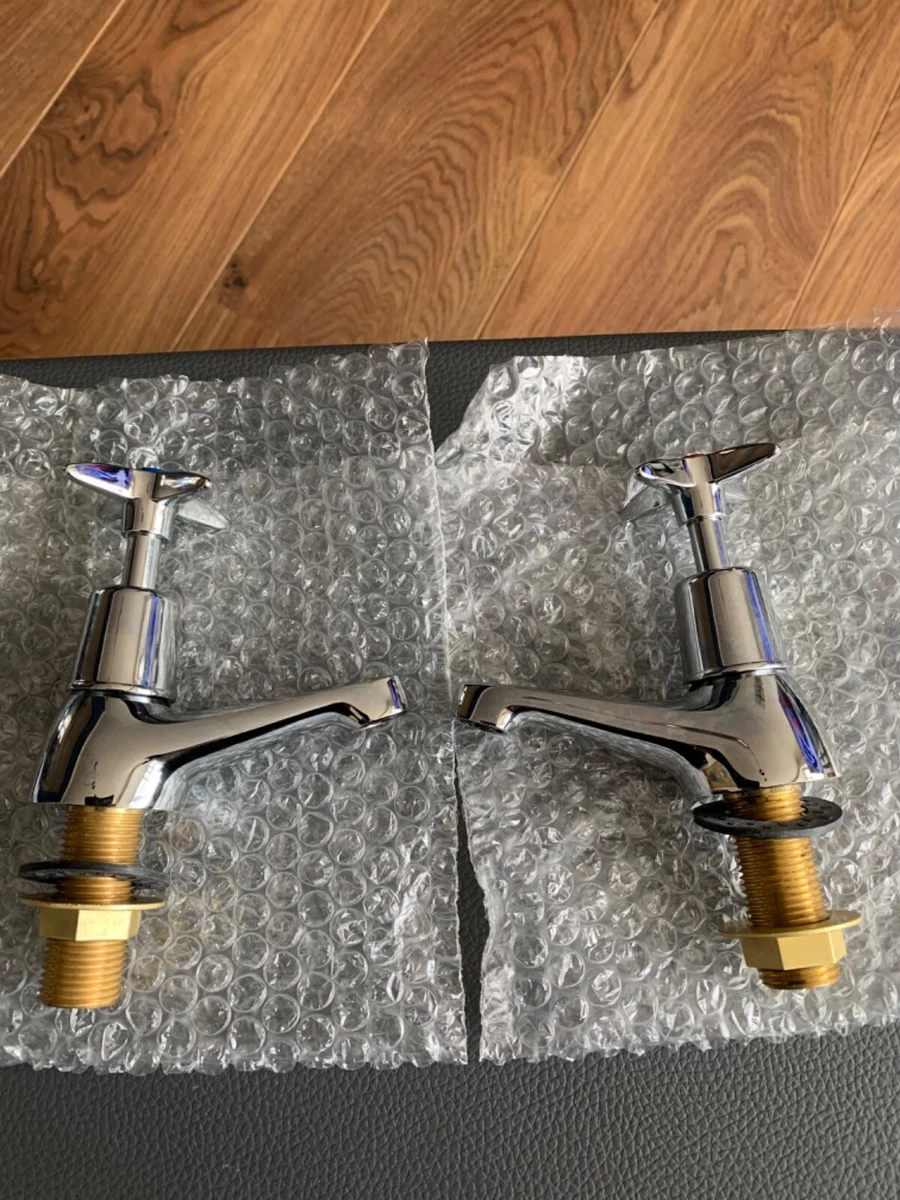 Deva by Methven basin cross handle taps 1 2 chrome. eBay