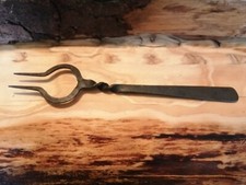 Fleischgabel flach, geschmiedet, Essen und Trinken, Lagerzubehör