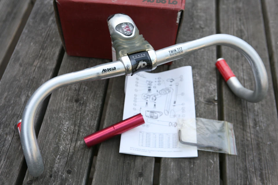 Vintage NOS NEW NIB Italian Modolo Twin 777 adjustable handlebar stem - Image 2 of 4