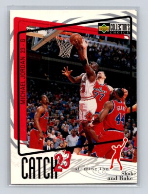 1997-98 Collector's Choice #193 Michael Jordan Chicago Bulls Catch 23