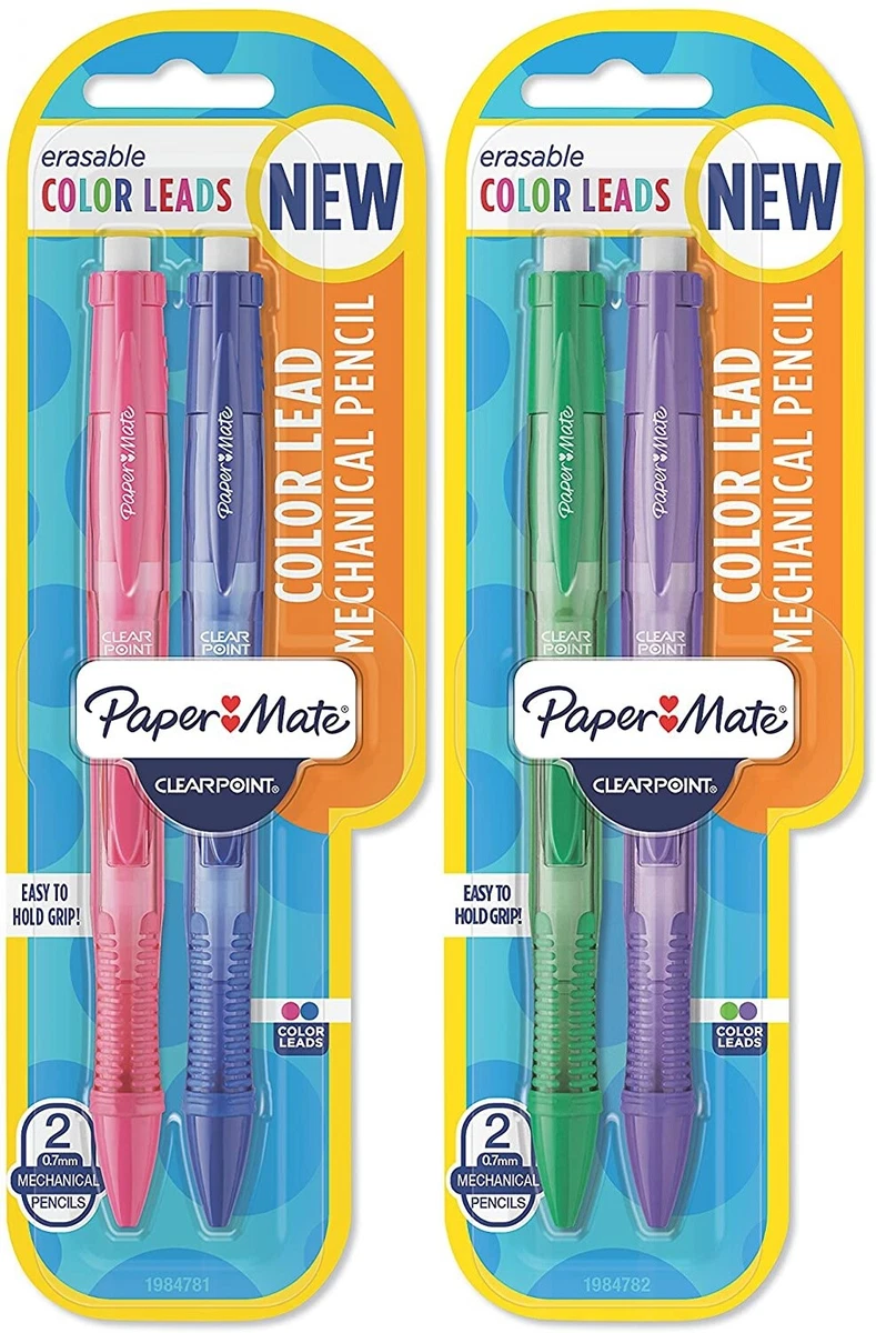 Paper Mate Clear Point Mechanical Pencil, 0.7 mm, Blue Barrel