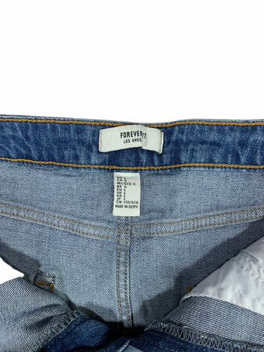 Falda vaquera envejecida Forever 21 para niñas/niños - Talla L - Imagen 7 de 12