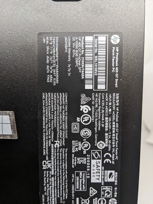 HP ProDesk 400 G7 SFF Desktop Intel i5-10500 3.10GHz 8GB 256GB SSD