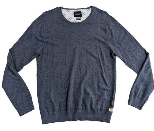 Suéter de cachemir y algodón Scotch & Soda para hombre azul mediano Ámsterdam azul