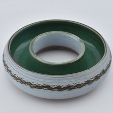 Vintage Studio Island Pottery Flower Posy Ring Vase Henry Clark Shanklin IOW?