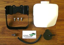 Washer Jar 8pc kit Bottle Bracket Cap Bolts Hose Filter Windshield jug reservoir