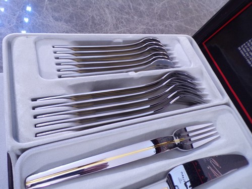 WMF Maxim´s de Paris (Rue Royal) Gold Tafelbesteck 6 Personen 30 Teile TOP !! - Bild 2 von 11