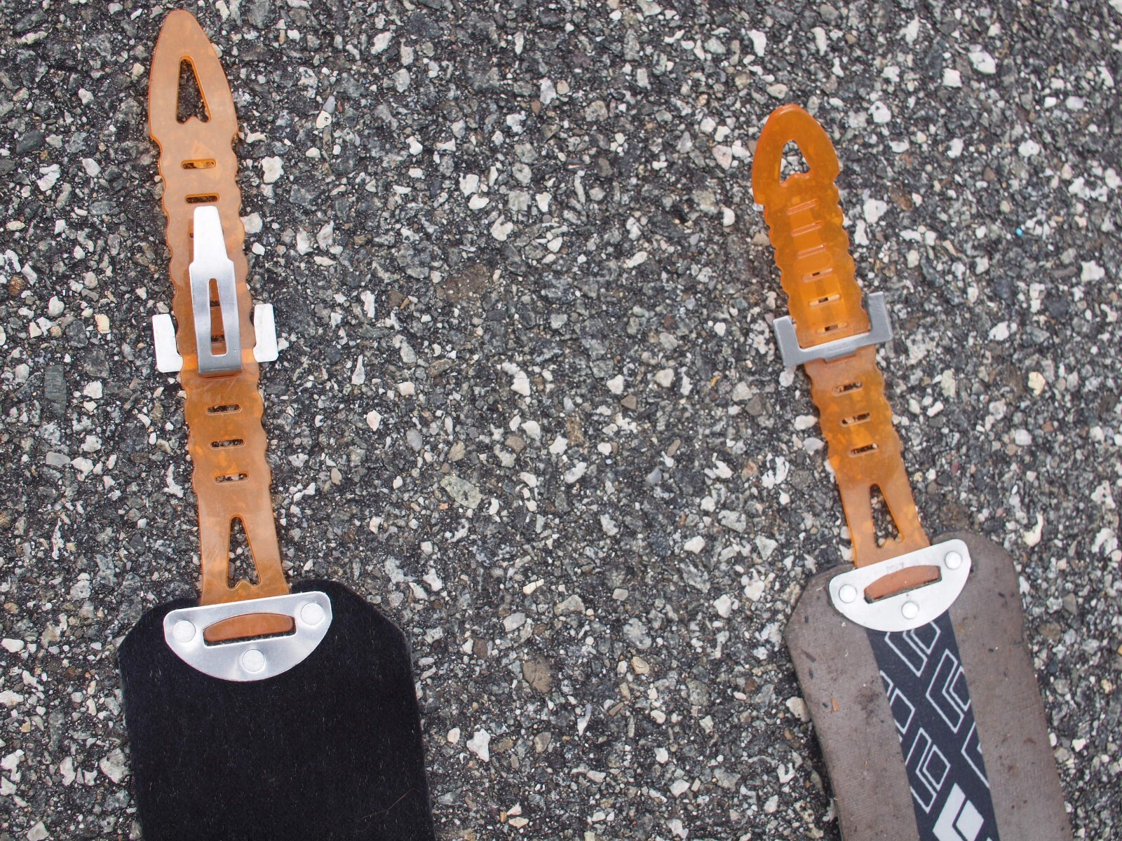 BLACK DIAMOND GLIDELITE NYLON STS CLIMBING SKINS ORANGE TELEMARK SKIING