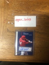 2006 Just Minor's TRUE ROOKIE autograph Hank Conger    This is rookie autograph