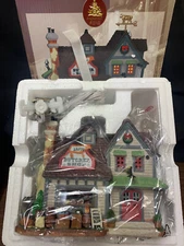 LEMAX ENCHANTED FOREST ARPIN BUTCHER SHOP NEW