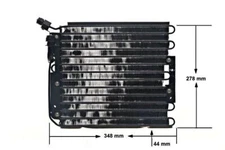 MAHLE AC Condenser For PORSCHE 964 993 88-97 96457301102