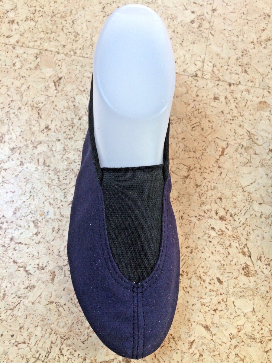 IWA Gymnastikschuhe Baumwolle Schwarz Größe 41 - Bequeme Turnschuhe Mit Gummisohle