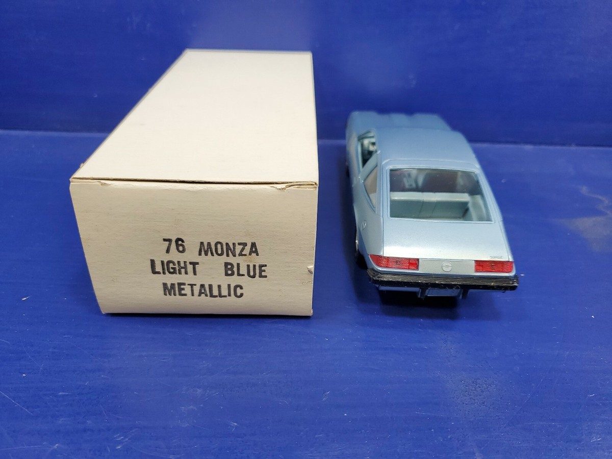 1976 CHEVY MONZA PROMO MODEL IN LIGHT BLUE 1.24 NEW IN THE BOX | eBay