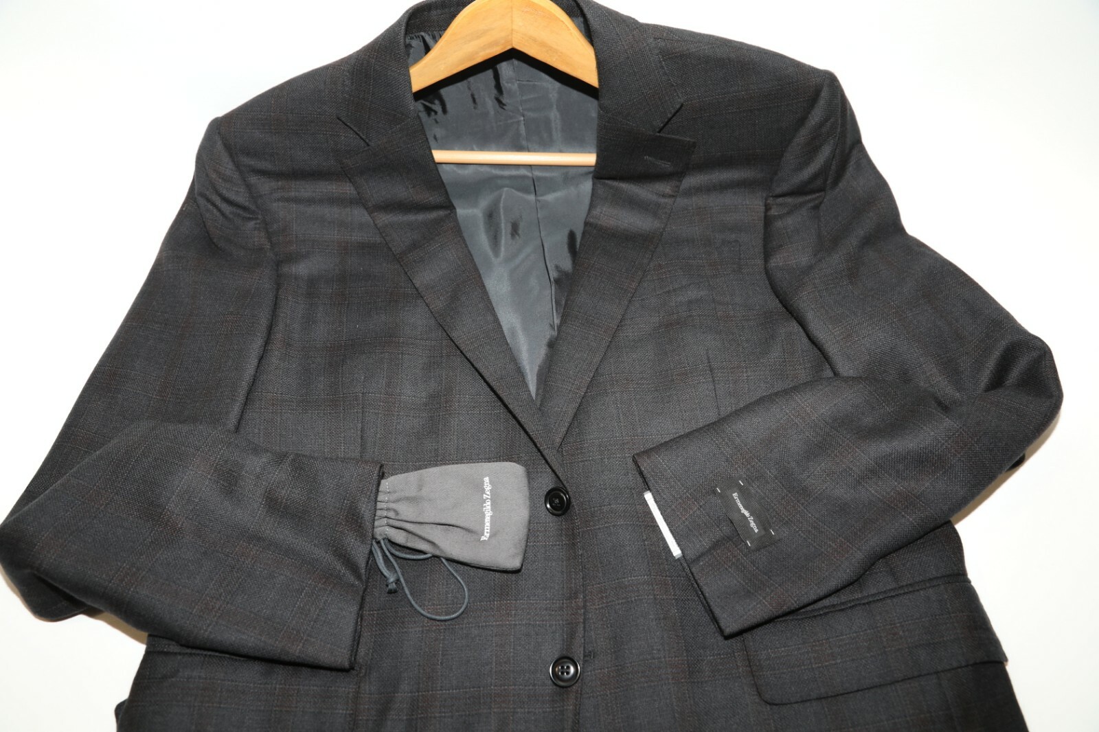 Ermenegildo Zegna Trofeo Light Two Button Blazer Jacket Size 44 R  $2,495 #289 image 4