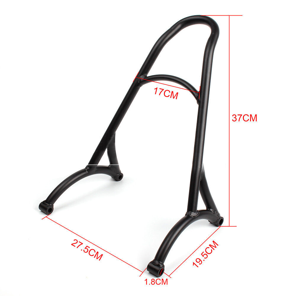 Burly Short Sissy Bar Backrest For Harley Sportster XL Iron 883 1200