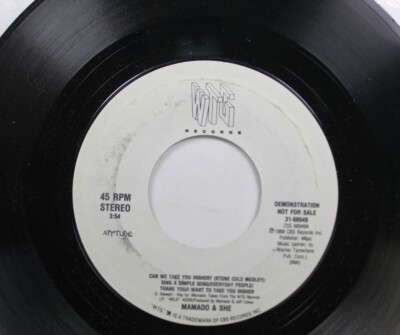 Soul Promo 45 Mamado & She - Can We Take You Higher? (Stone Cold Medley): Sing A