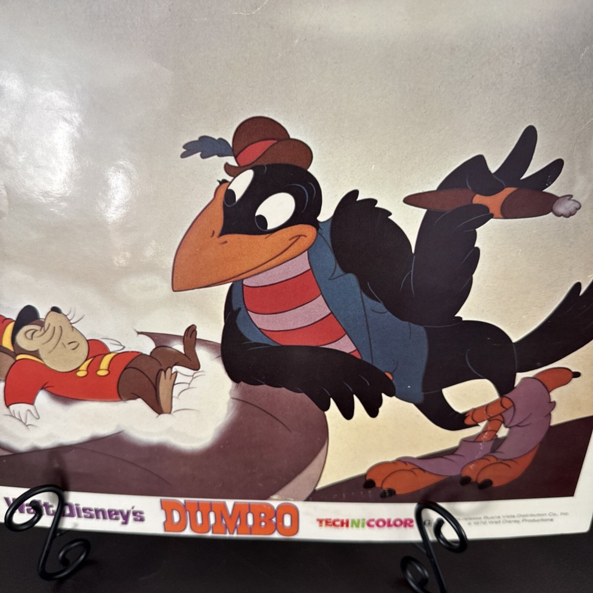 DUMBO Walt Disney 1972 LOBBY CARD Vintage DISNEY MOVIE Timothy