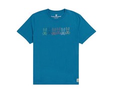 Psycho Bunny Barbon Graphic Atlantic Blue/Multi Tee Shirt B6U108Q1PC-ABU