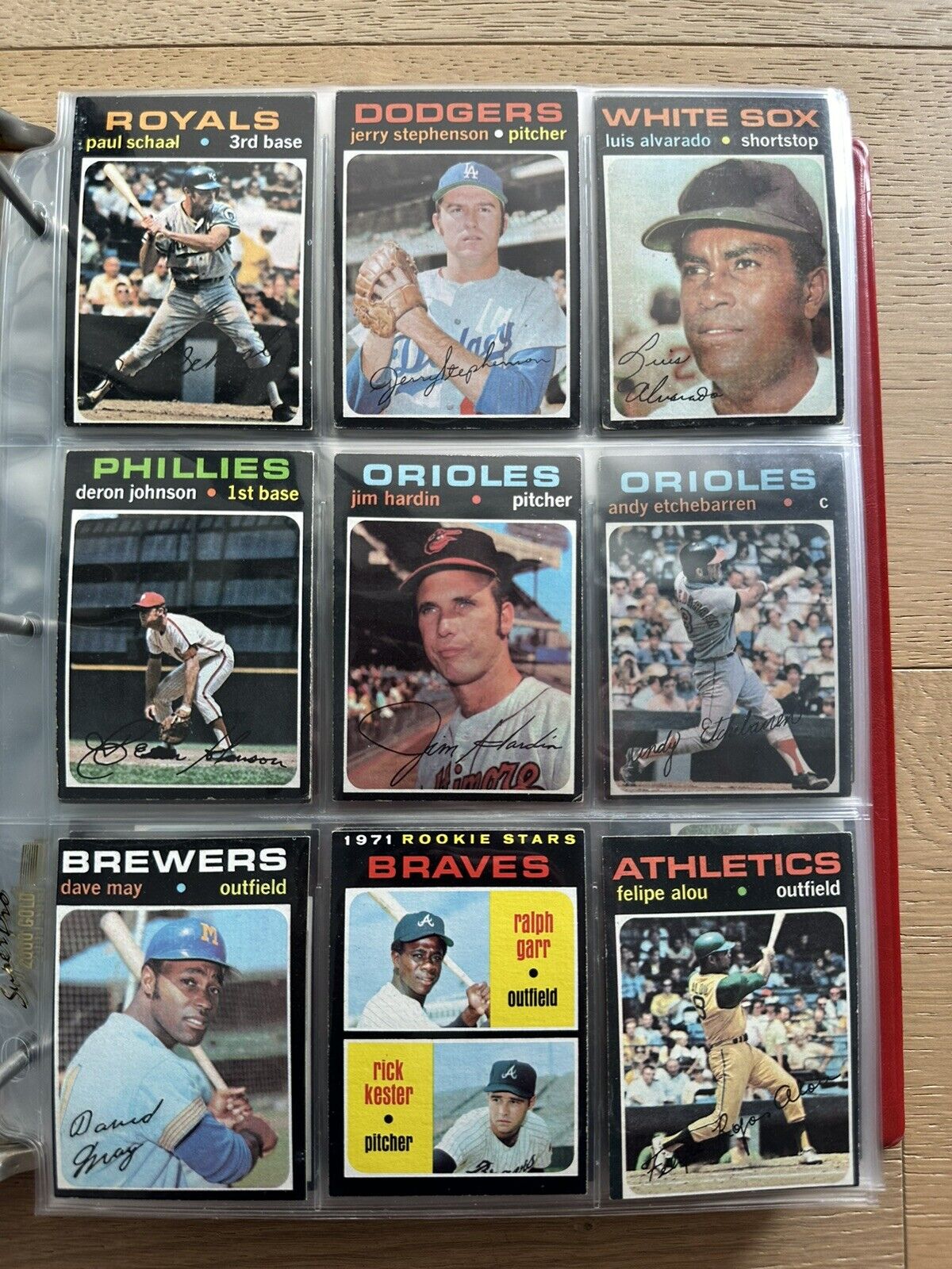 1971 Topps Baseball Near Complete Set McCovey Munson Gibson 9 PSA 7 & 8 Cards