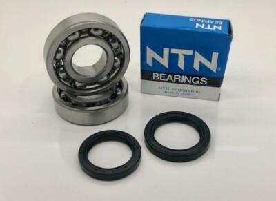 NTN Kawasaki KX 125 Crank Shaft Main Bearings & Seals 1985 - 1987