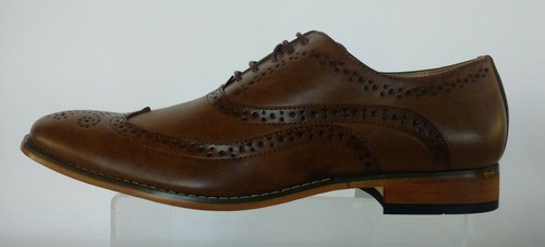 Gino Vitale Men's Wing-tip Lace up 