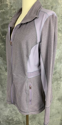 Calia by Carrie Underwood Purple Full Zip Athletic Jacket sz 1X (10599) - Picture 2 of 5