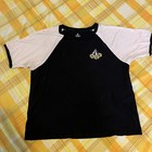 Vintage womens black White Daisy Volcom Skate Shirt XL