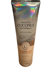 Bath  Body Works Frosted Coconut SnowBall Moisturizing Body Wash 10 oz