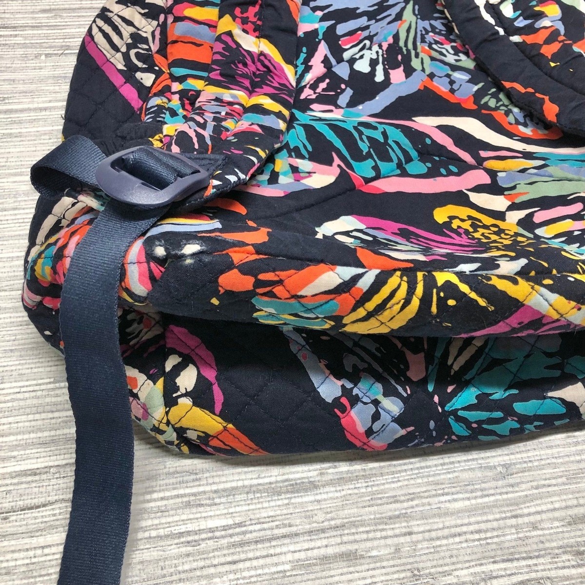 Vera Bradley Iconic quilted Backpack, Butterfly Flutter discontinued Vera - Iconic Backpack in Butterfly Flutter: http://bit.ly  main image 4