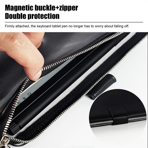 Estuche de transporte para tableta de PU con teclado inalámbrico para DOOGEE T30S T20S U10 T30 Max - Imagen 9 de 15