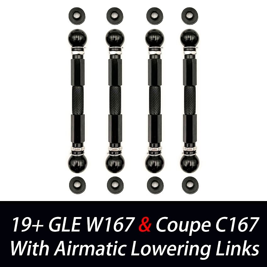 Fits Mercedes Benz GLE 450 W167 AMG Adjustable Lowering Links Air