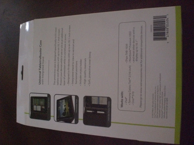 Ipad/ Galaxy tab 2 notebook holder/case WERX  - Image 3 of 3