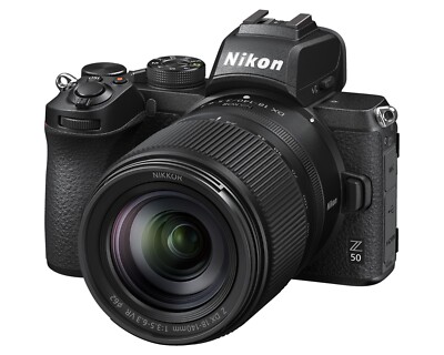 NIKON Z 50 Z DX 18-140 VR 20.9MP Digitalkamera Kit 18-140 mm Objektiv schwarz