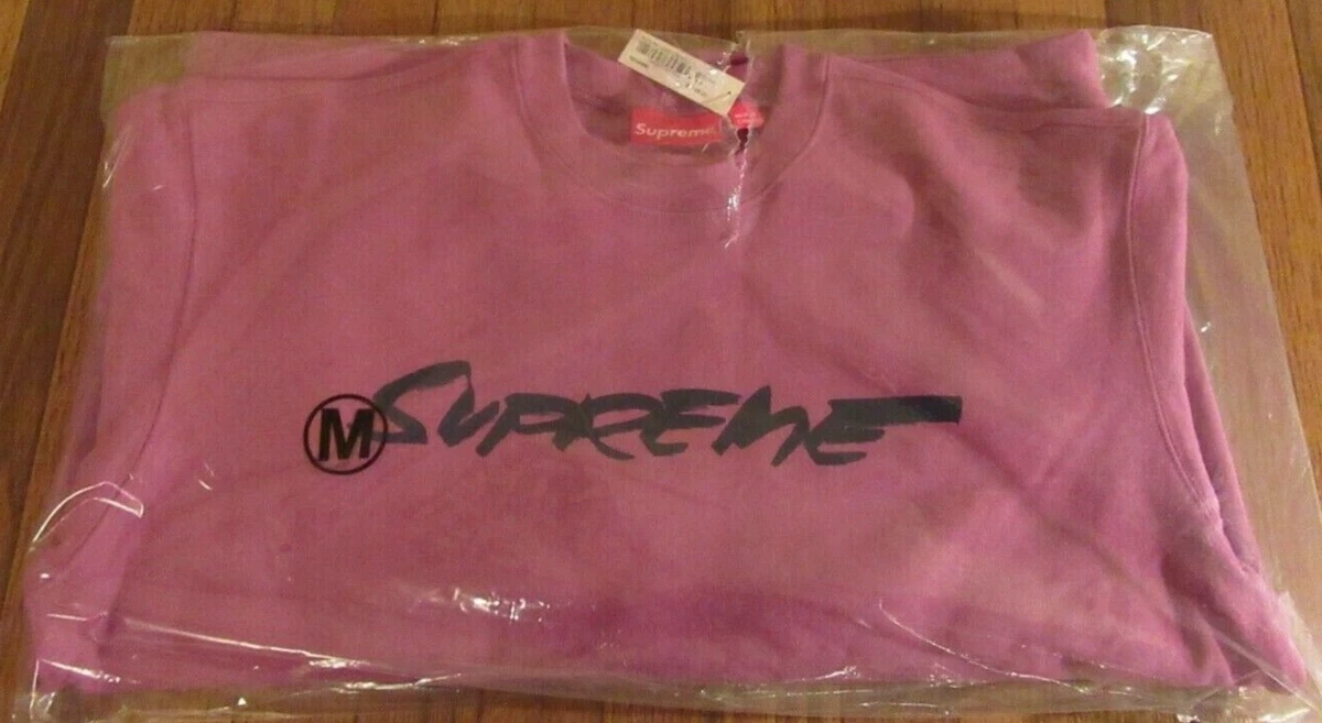 Supreme Futura Logo Crewneck Sweatshirt Size Medium Bright Purple