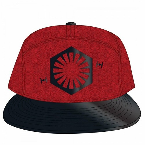 Logo Snapback Baseball Cap Red 