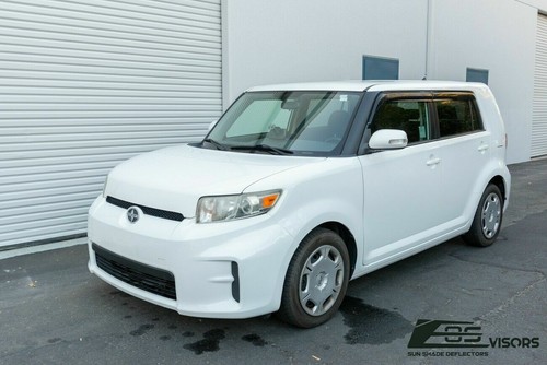 Para 08-15 Scion xB JDM MUGEN Estilo Cinta Ventanas Ventanas Viseras Protectores contra la Lluvia - Imagen 5 de 7