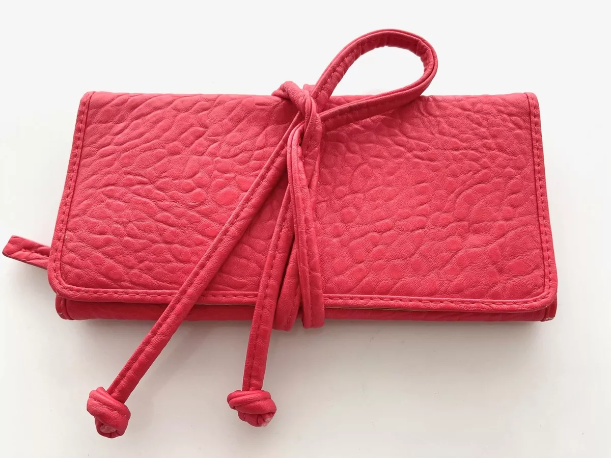 Red Gorjana jewelry Roll Travel Case EUC eBay