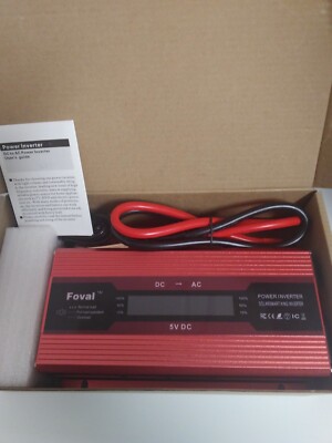 Foval DC To AC Solar Smart King Red Power Inverter