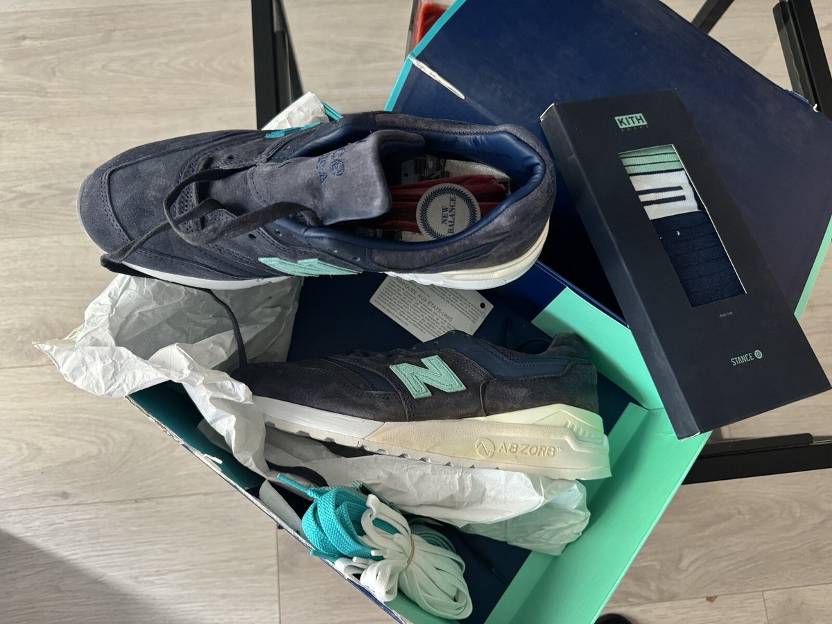New Balance Ronnie Fieg x Mykonos Navy Teal 2016 Made In USA