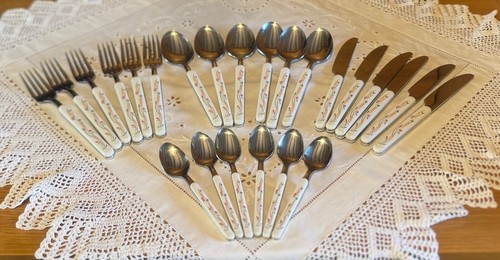 Johnson Brothers Eternal Beau VINERS 24-teiliges Set 6 Messer 6 Gabeln 12 Löffel