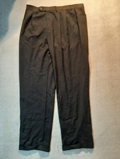 Ralph Lauren Mens Dres Pants 36x31 Black *2 tiny holes in back discounted