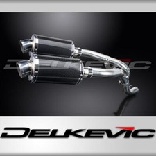 KAWASAKI ZX10R NINJA 2006-2007 225mm OVAL CARBON SILENCER EXHAUST KIT