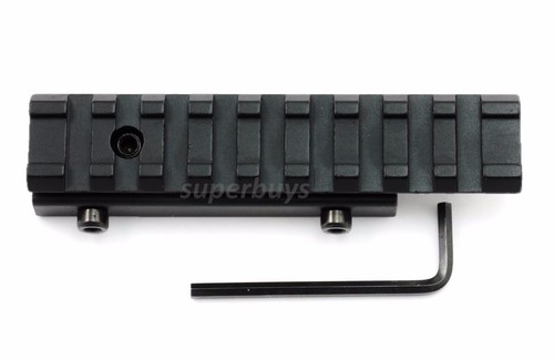 11mm Cantilever Picatinny Weaver Rail Scope Mount Riser Dovetail 20mm Adapter - Bild 7 von 8