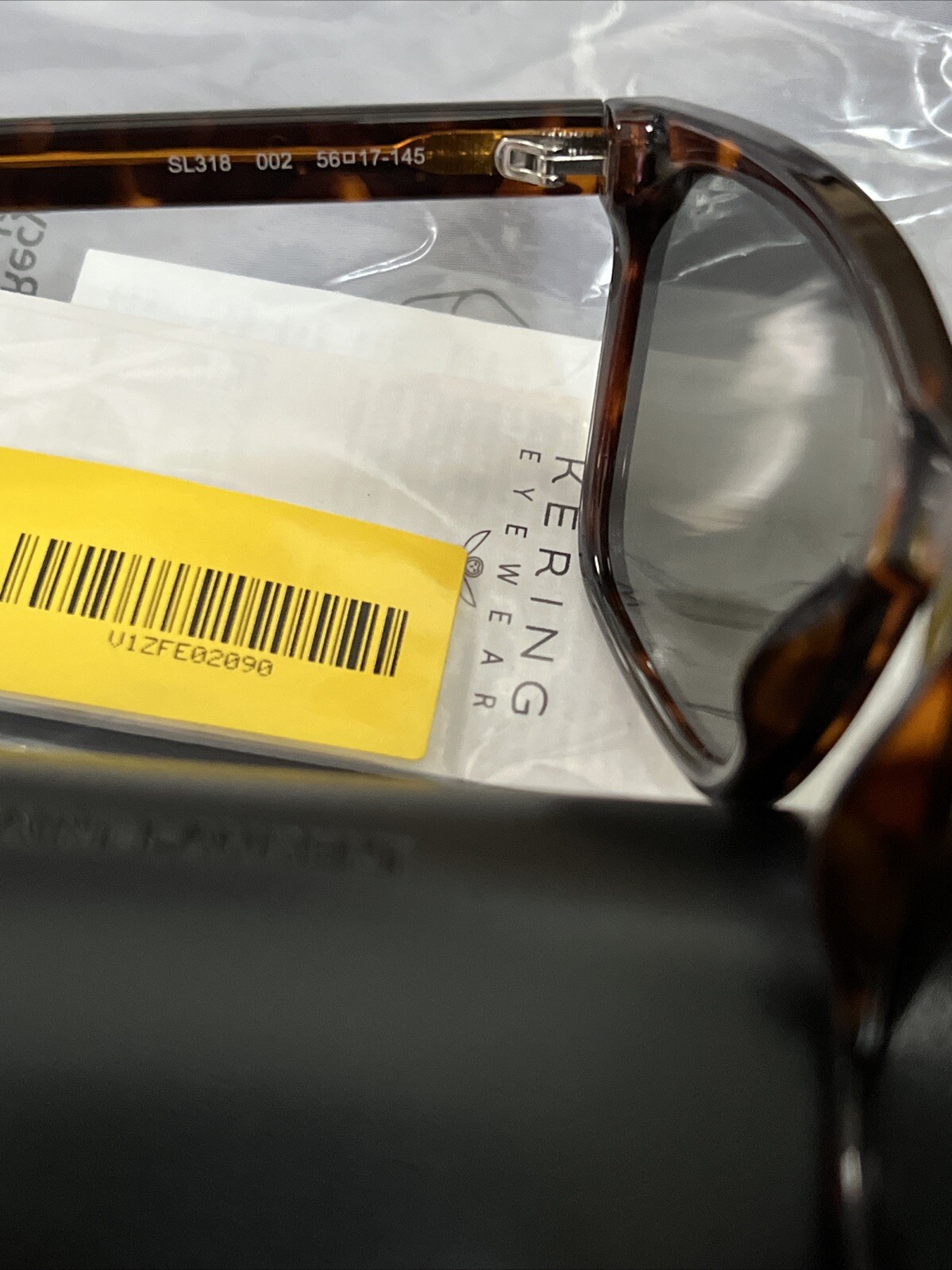 NUOVI OCCHIALI DA SOLE QUADRATI SAINT LAURENT SL318 002 HAVANA autentici carte unisex