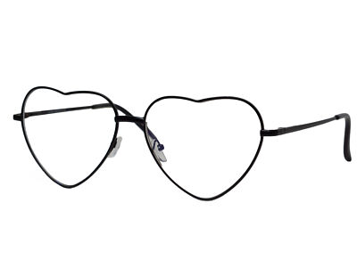 Gravity Shades Women's Heart Shaped Transparent Clear Lens Sunglasses