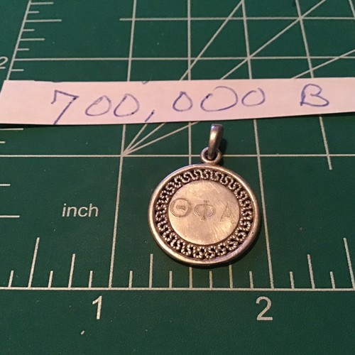 Vintage Theda Phi Alpha sorority sterling charm