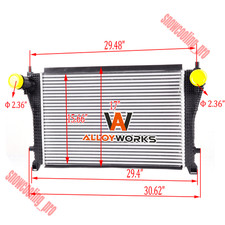 Intercooler For 20152020 Audi A3 S3 Tt Quattro Tts Vw Golf Gti Jetta 1.8l 2.0l.