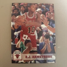 1993-94 Hoops Colonial Bakery/Iron Kids Bread Chicago Bulls B.J. Armstrong