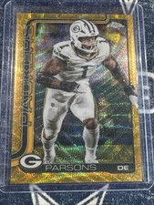 2025 Topps Chrome Micah Parsons Gold Wave /50