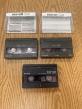Maxell Sony GX-MP Metal 8mm Video Cassette Mix 120 Lot Of 3 Tape